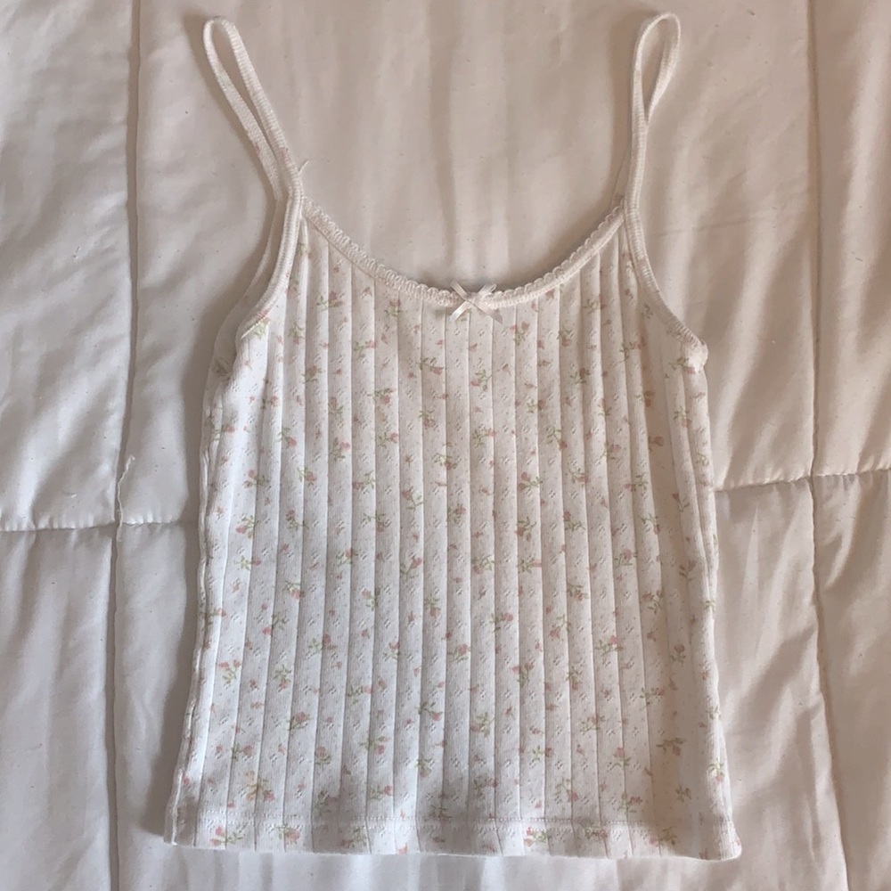 Rare Brandy Melville Flower Tank